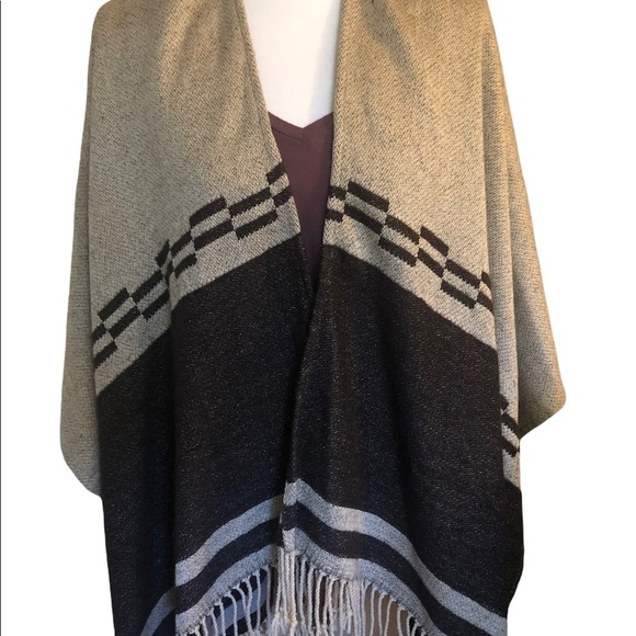 Blanket Sweater Shawl Wrap - Picture 5 of 7